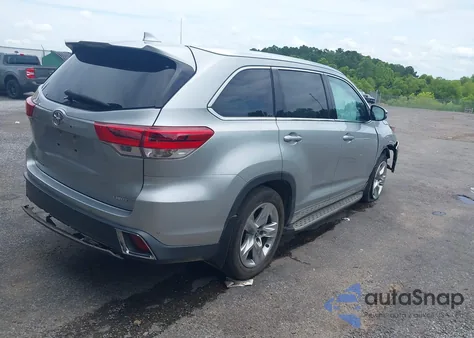 2019 Toyota Highlander Limited from USA, damaged, VIN 5TDYZRFH0KS353784